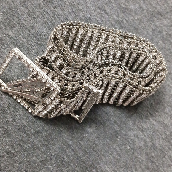 SHEIN Silver Rhinestone Belt - Picture 5 of 5